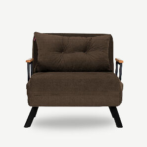 Széthúzható fotel Sandy (barna) *bazár