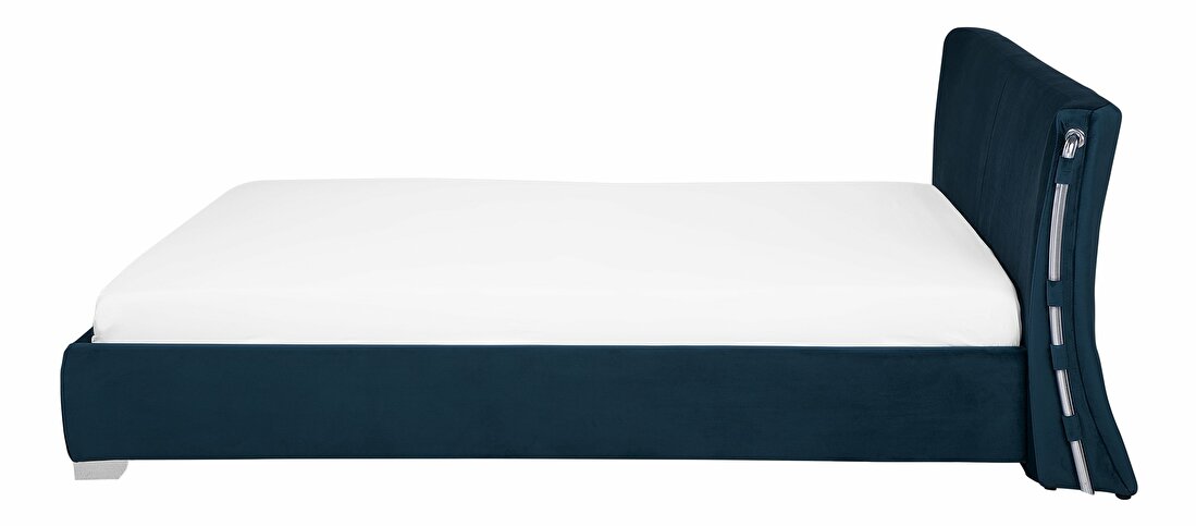 Franciaágy 160 cm PARNAS (ágyráccsal) (kék)