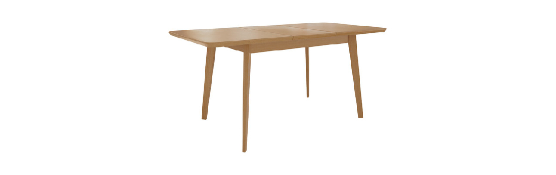 Széthúzható asztal Daria 140x80 (természetes)
