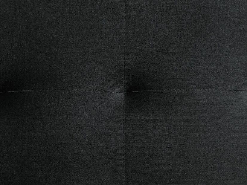 Sarok ülőgarnitúra zsámollyal Aberde (fekete) (J)