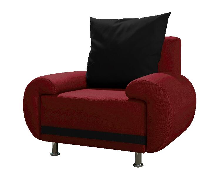 Fotel Almeda (piros + fekete)