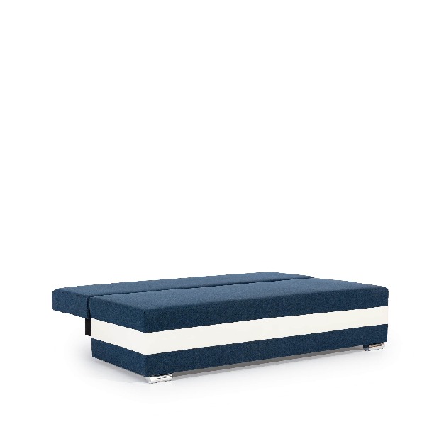 Háromszemélyes kanapé Callera (kék + fehér)