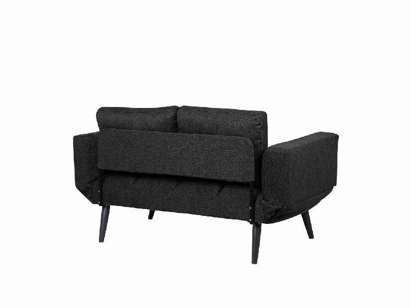 Kétszemélyes kanapé Bromley (fekete)