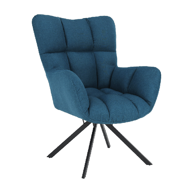 Dizájnos fotel Komand (kék)