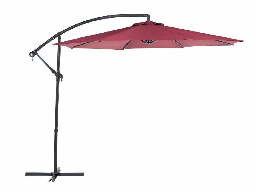 Kerti napernyő 300 cm RAVONA (fém) (sötétpiros) *kiárusítás