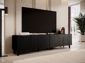 TV szekrény/asztal Cera (fekete)