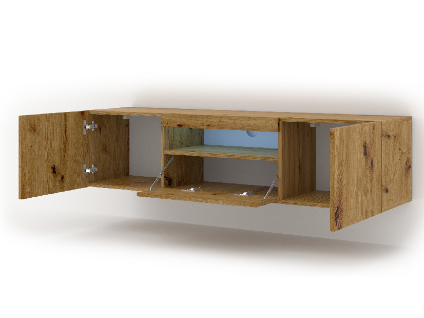 TV asztal/szekrény Aurora (artisan tölgy)