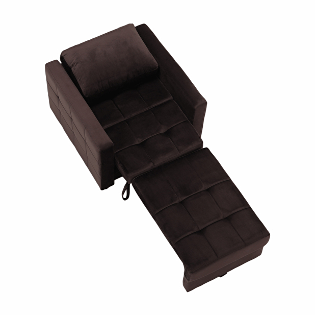 Szétnyitható fotel Pello (csokoládé)