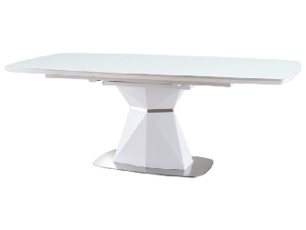 Széthúzható étkezőasztal  160-210 cm Cecelia (fehér + fehér) (8 és több fő részére)