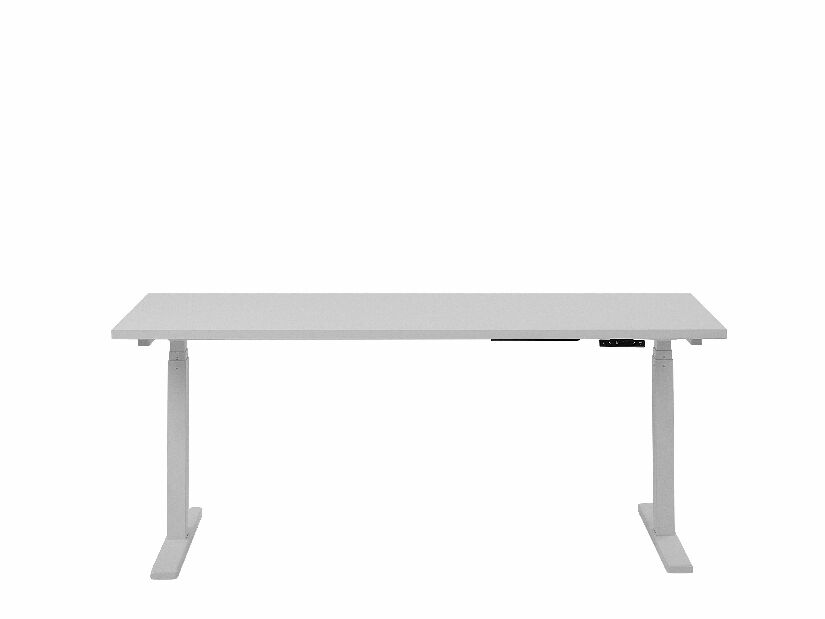 Íróasztal UPPER II (130 x 72 cm) (MDF) (fehér) (el. beállítható)