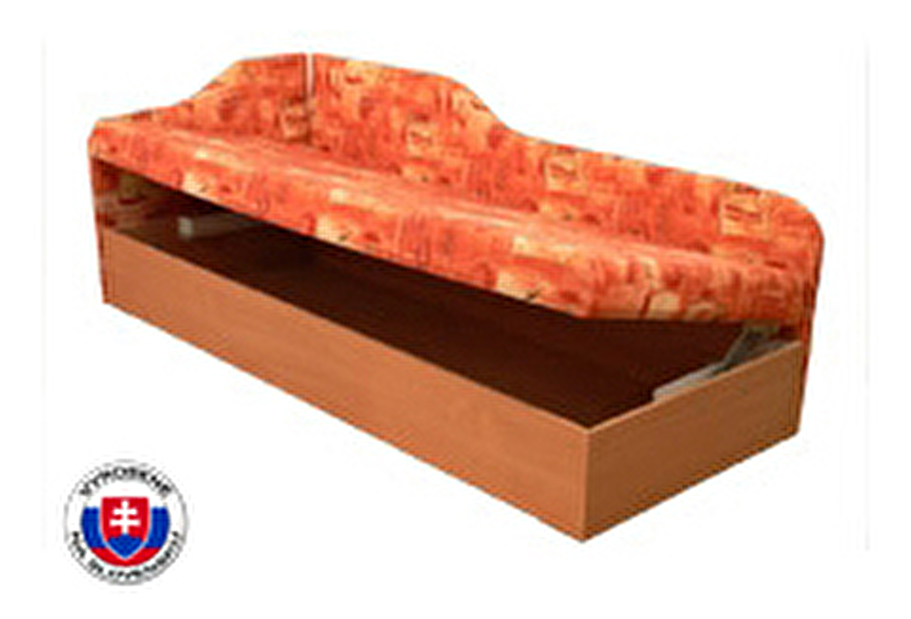 Egyszemélyes ágy (dívány) 80 cm Eda 4/2 (rugós matraccal) (B)