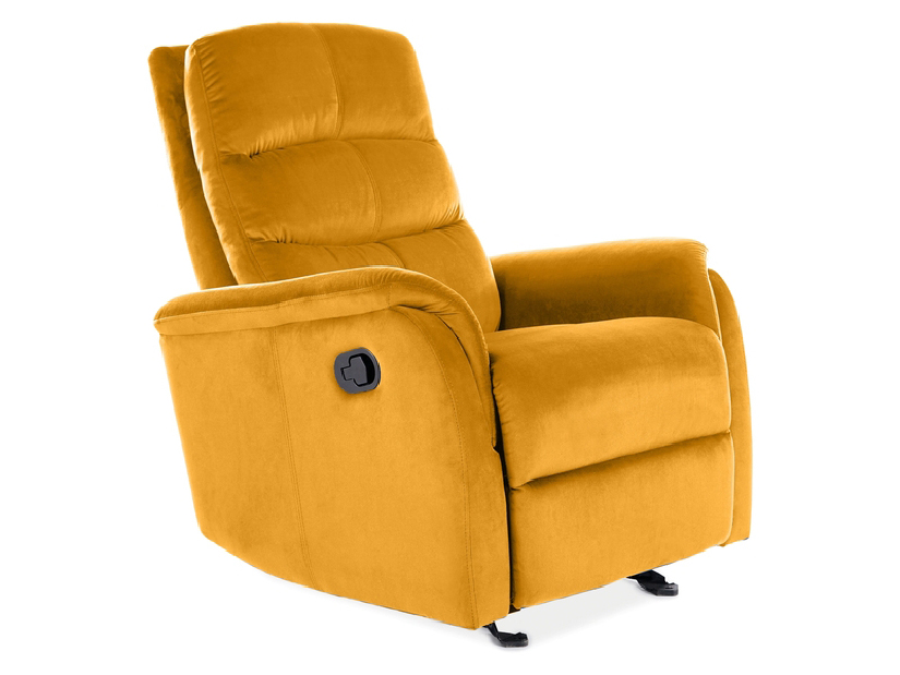 Széthúzható fotel Jaime (sárga)