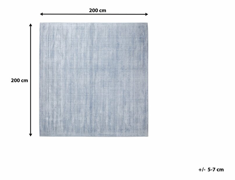 Szőnyeg 200x200 cm Gari (világoskék)