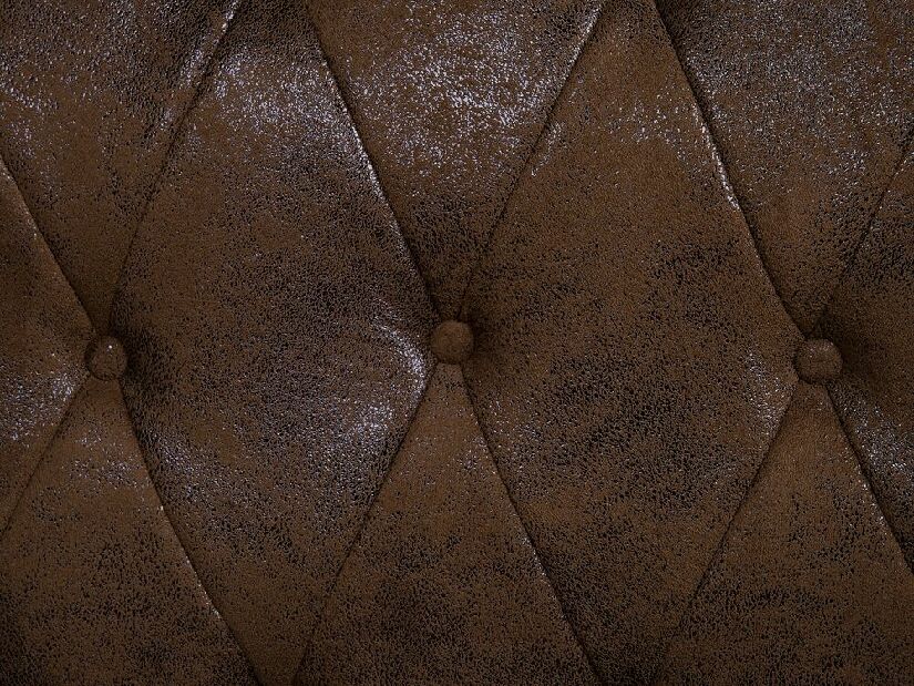 Franciaágy 180 cm CAVILLA (ágyráccsal) (barna)
