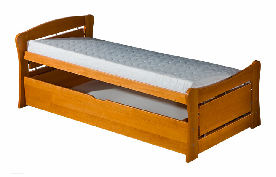Egyszemélyes ágy 90 cm Pauli 1 (ágyráccsal és tárhellyel) *kiárusítás
