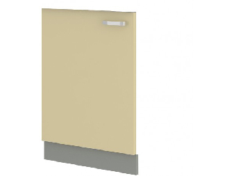 Beépített mosogatógép ajtó Kelyn ZM 713 x 596 (szürke)
