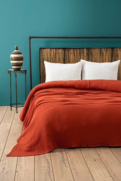 Ágytakaró 220 x 250 cm Musli (piros)