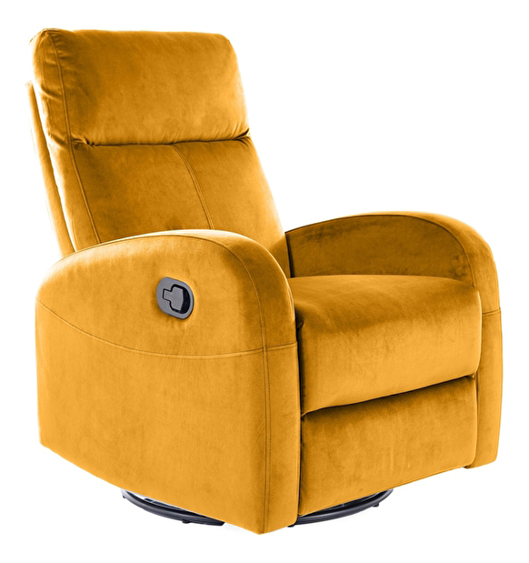 Széthúzható fotel Onerry (sárga)