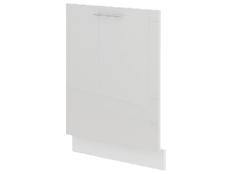 Beépített mosogatógép ajtó Lavera ZM 713 x 446 (fehér + fényes fehér)