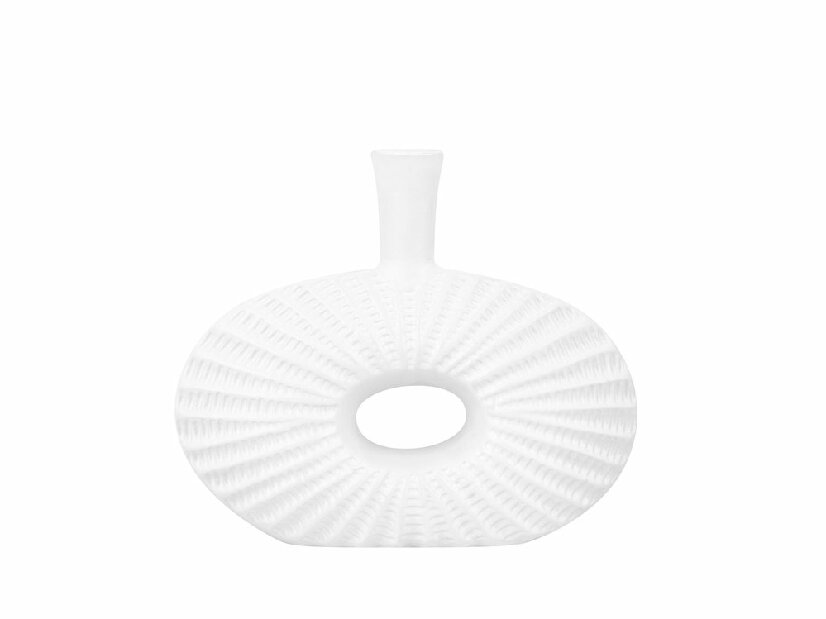 Váza ARCATA 24 cm (üveglaminált) (fehér)