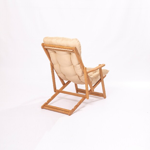 Kerti asztal és szék készlet (3 db.) Minnie (barna + krém)