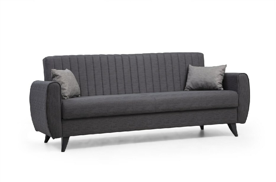 Háromszemélyes kanapé Acrux (sötétszürke)