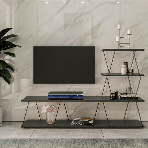 TV asztal/szekrény Ignac (antracit)