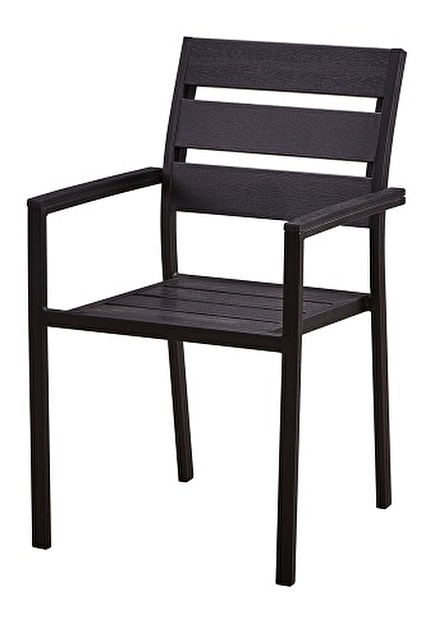 Kerti bútor Xensaut 1+4 (fekete)