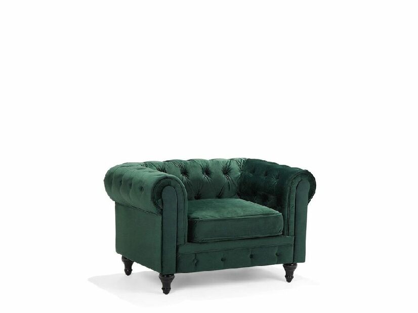Fotel Chichester (zöld) (bársony)