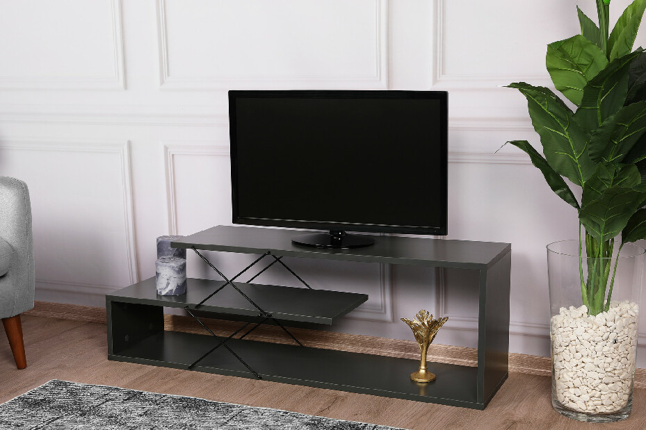 TV asztal/szekrény Ziky (antracit)