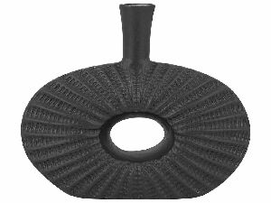 Váza ARCATA 24 cm (üveglaminált) (fekete)