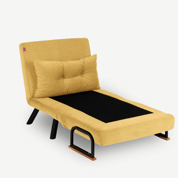 Széthúzható fotel Sandy (mustár)