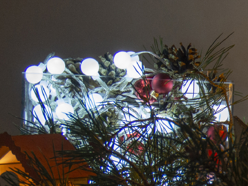 Karácsonyi világító lánc maxi cherry Retlux RXL 282