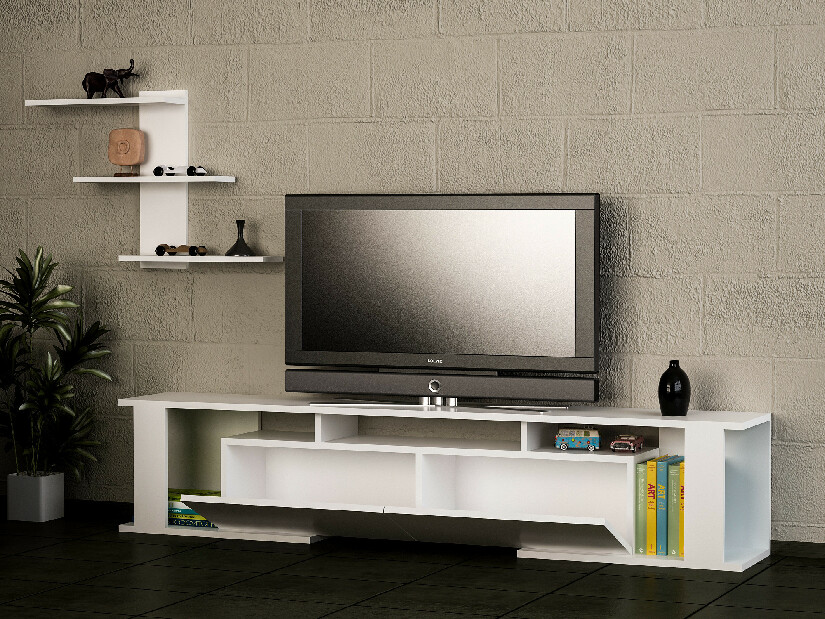 TV asztal/szekrény Grim (fehér)