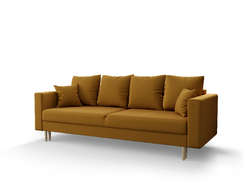 Háromszemélyes kanapé Kinetic (mustár)