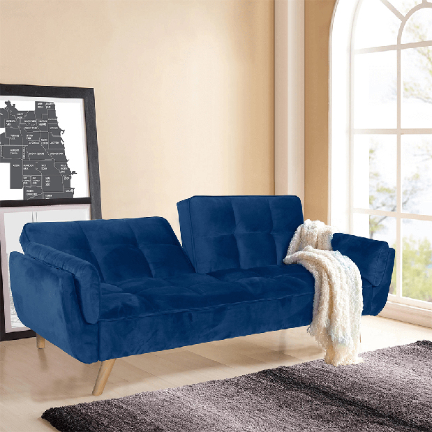 Szétnyitható kanapé Filly (kék)