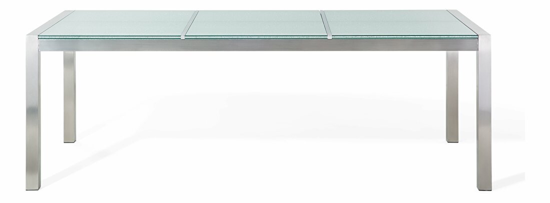 Kerti asztal Grosso 220 (átlátszó) (edzett üveg)