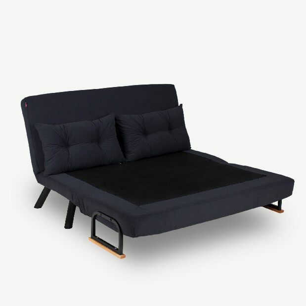 Széthúzható kanapé Sandy (fekete)