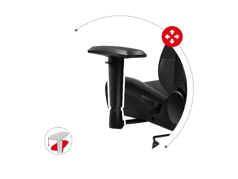 Játék szék Fusion 6.2 (fekete + karbon)