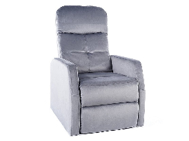 Széthúzható fotel Alverta (szürke)