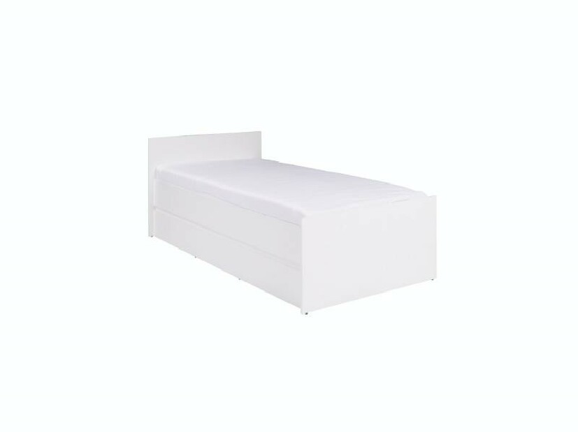 Egyszemélyes ágy 90 cm Cortez C 15 (fehér) (ágyráccsal)
