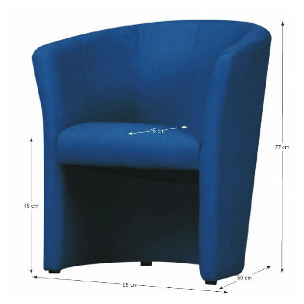 Fotel Cubali Micro kék