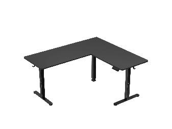 Sarok PC asztal Hyperion 9.5 (fekete)