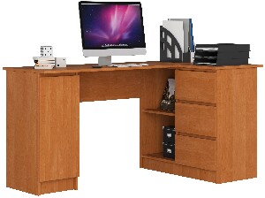Sarok PC asztal Bevin (éger) (J)