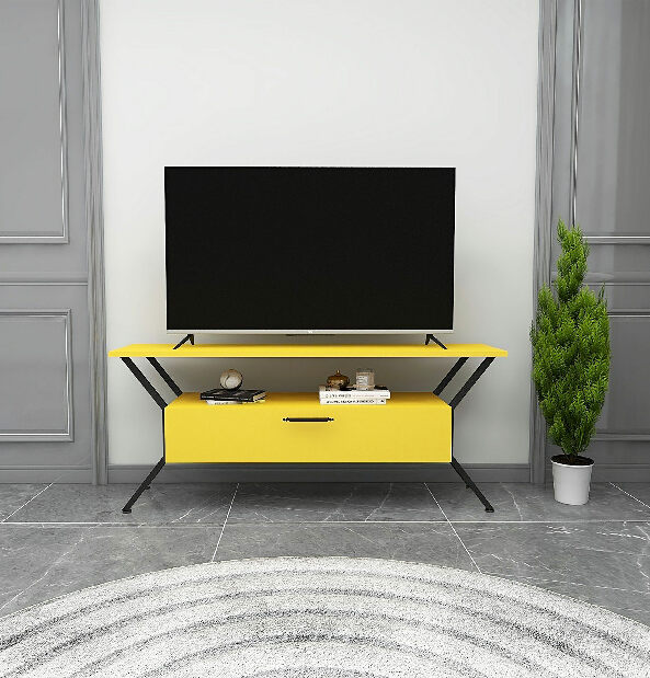 TV asztal/szekrény Tarzan (sárga + fekete)