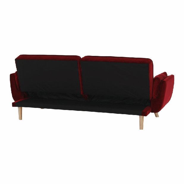Szétnyitható kanapé Filly (bordó)