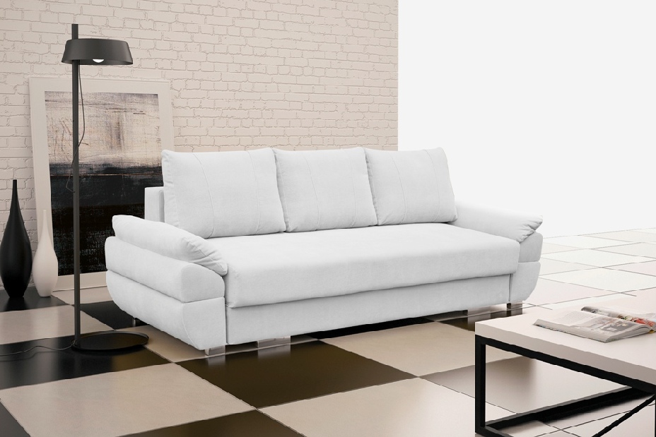 Háromszemélyes kanapé Breena (fehér)