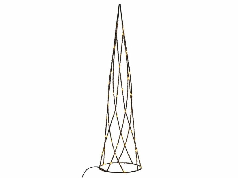LED dekorációs karácsonyfa készlet (2 db.) Neiza (fekete)
