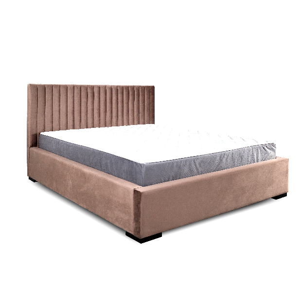 Kárpitozott ágy 160x200 cm Vega (barna)