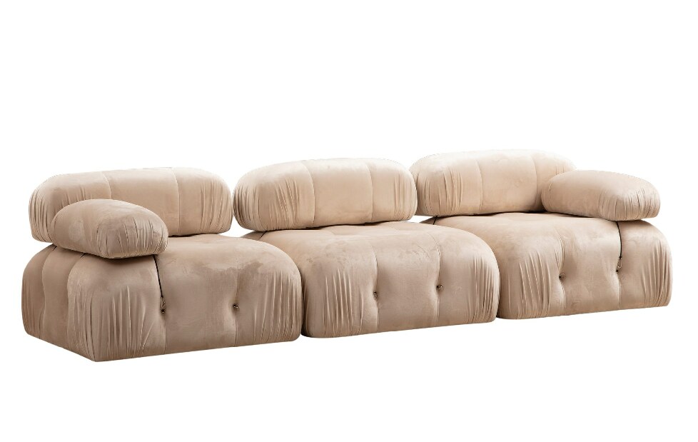 Háromszemélyes kanapé Bubel (bézs)